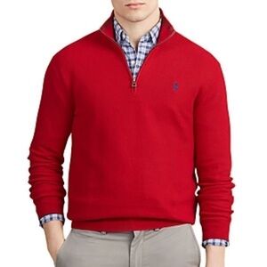 Polo Ralph Lauren Red Quarter Zip